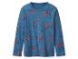 Blaues Kinder-Langarmshirt mit Spiderman-Print