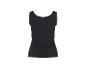 Schwarzes Damen-Tanktop, Rückansicht.