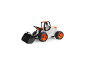LENA GIGA TRUCKS Aufsitz-Schaufellader Spielzeug in Weiß, Orange und Schwarz