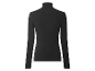 ESMARA® Damen Rollkragenshirt in Schwarz.