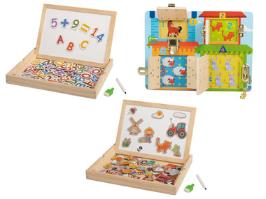 Playtive Holz Schließfach-Spiel / Magnetbox