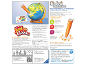 Interaktiver Kinderglobus mit Audiostift und pädagogischen Informationen auf German.