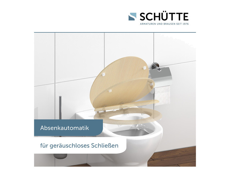 Gehe zu Vollbildansicht: Schütte WC Sitz MDF Holzoptik mit Absenkautomatik - Bild 8