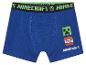 Minecraft Boxershorts für Kinder, blau, mit Minecraft Logo.