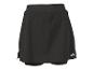 Schwarzer Sport-Skort mit weißem Logo unten rechts.