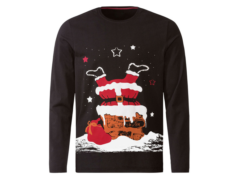 Gehe zu Vollbildansicht: LIVERGY Herren Pyjama mit weihnachtlichen Motiven - Bild 9