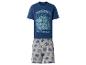 Pyjama-Set aus T-Shirt und Shorts mit Steve und Wolf aus dem Spiel.