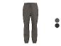 Herren-Cargohose in Grau mit Kordelzug in der Taille und gerippten Bündchen.