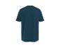 Dunkelblaues Kurzarm-T-Shirt, Rückansicht