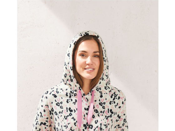 Thumbnail - esmara® Damen Kleid Plüsch (Gemustert, XS(32/34))