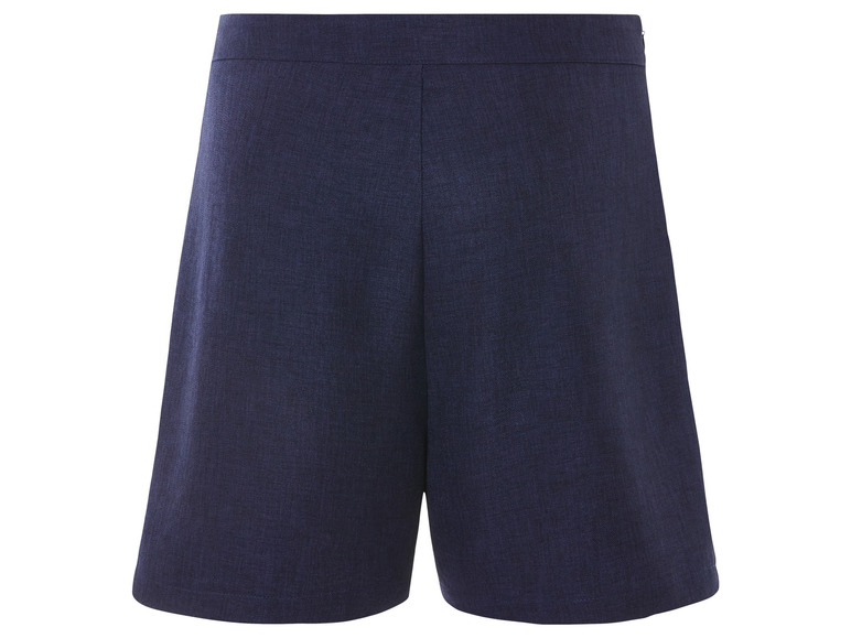 Dunkelblaue Damen-Shorts.