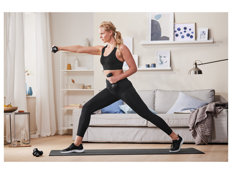 Gehe zu Vollbildansicht: CRIVIT Fitness- und Yogamatte, 183 x 61 cm, mit Tragegurt - Bild 3
