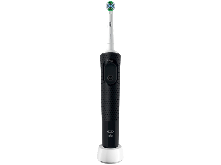 Oral-B Braun elektrische Zahnbürste mit drei Modi.