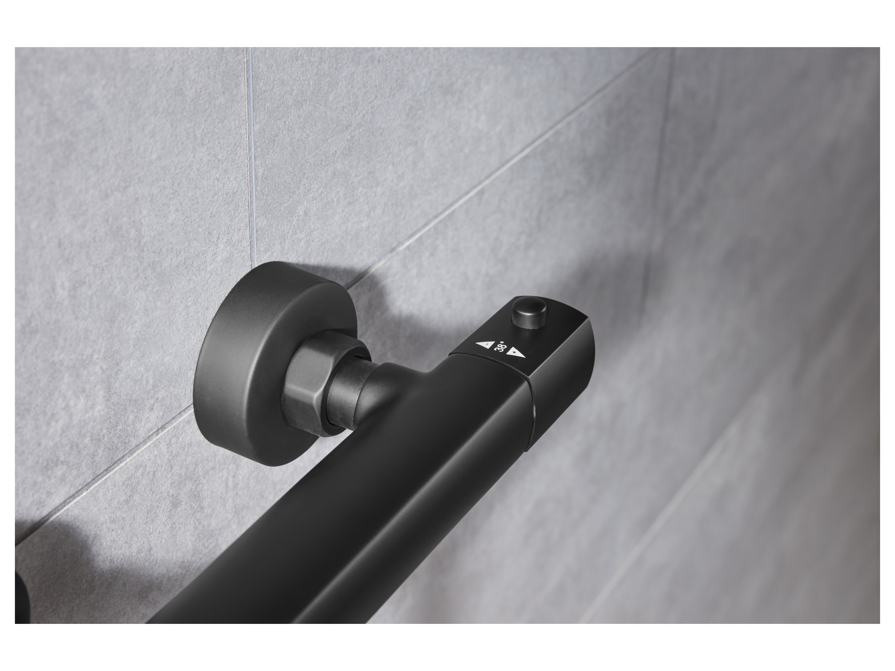 Thumbnail - LIVARNO home Thermostat-Duscharmatur / Thermostat-Wannenfüllarmatur (Duscharmatur, Schwarz)