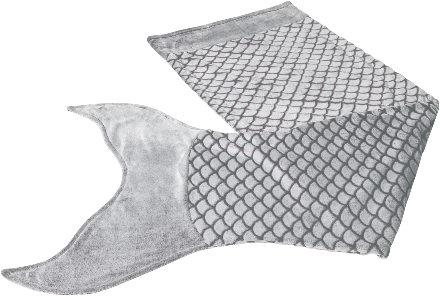 LIVARNO® Kuscheldecke Meerjungfrau 60 x 180 cm (Anthrazit)