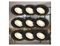 Briloner 9er-Set schwarze LED-Einbauleuchten mit warmem Licht