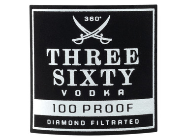 Three Sixty Vodka 100 PROOF 50% Vol