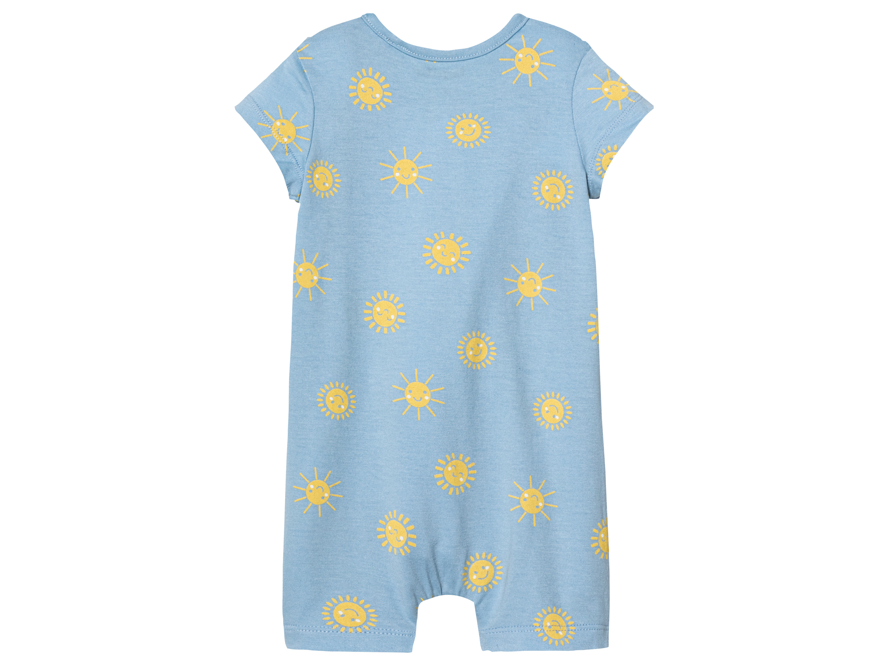Thumbnail - lupilu® Baby Playsuits, 2 Stück (hellblau/navy, 50/56)