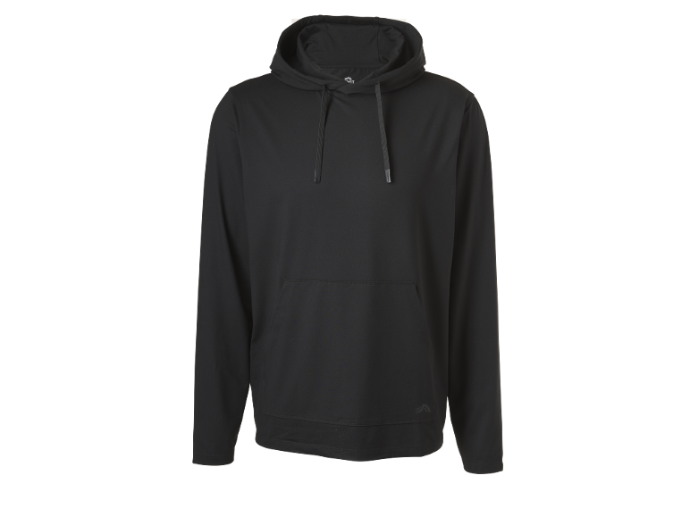 Schwarzer Herren-Sport-Hoodie
