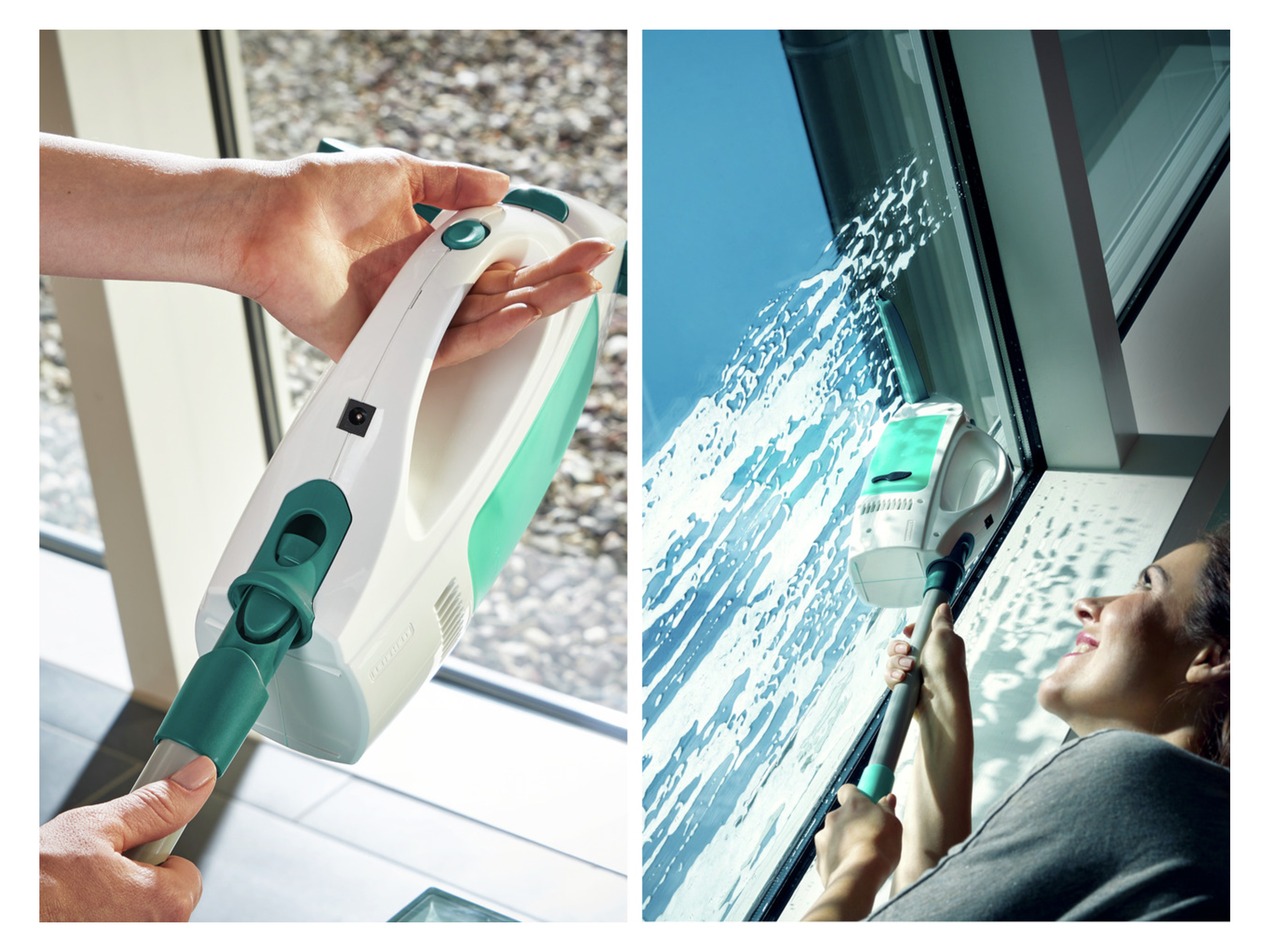 LEIFHEIT Fenstersauger »Set Dry & Clean mit Stiel« – Bild 3 von 4