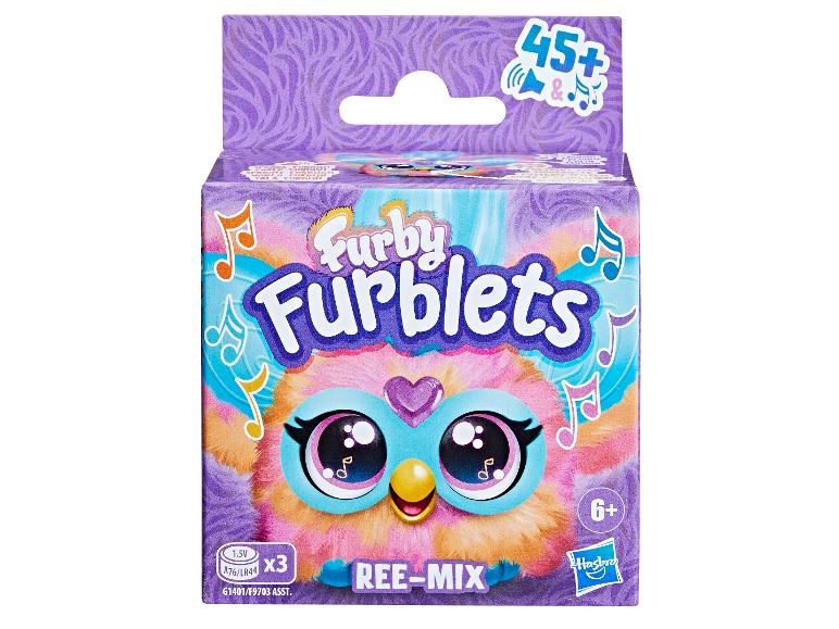 3 Hasbro Furby Furblets, Ree-Mix Serie.