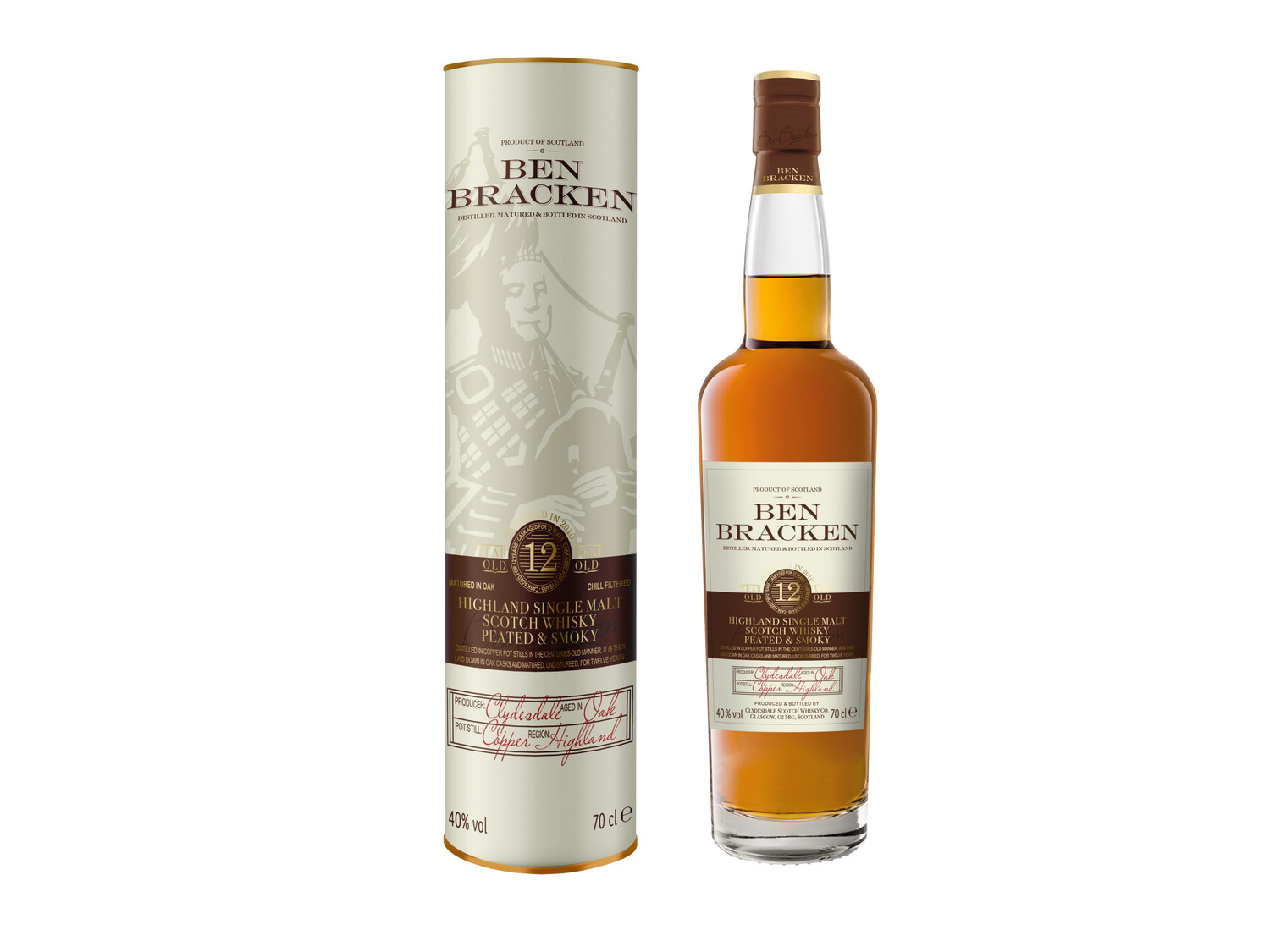 Ben Bracken Highland Single Malt Scotch Whisky Peated …