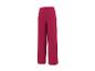 Fuchsiafarbene weite Damenhose.