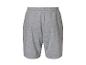 Graue Jogging-Shorts mit elastischem Bund.