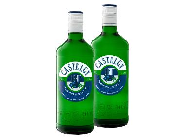 2 x 0,7-l-Flasche Spirituosenpaket CASTELGY Light Spirituose 15% Vol