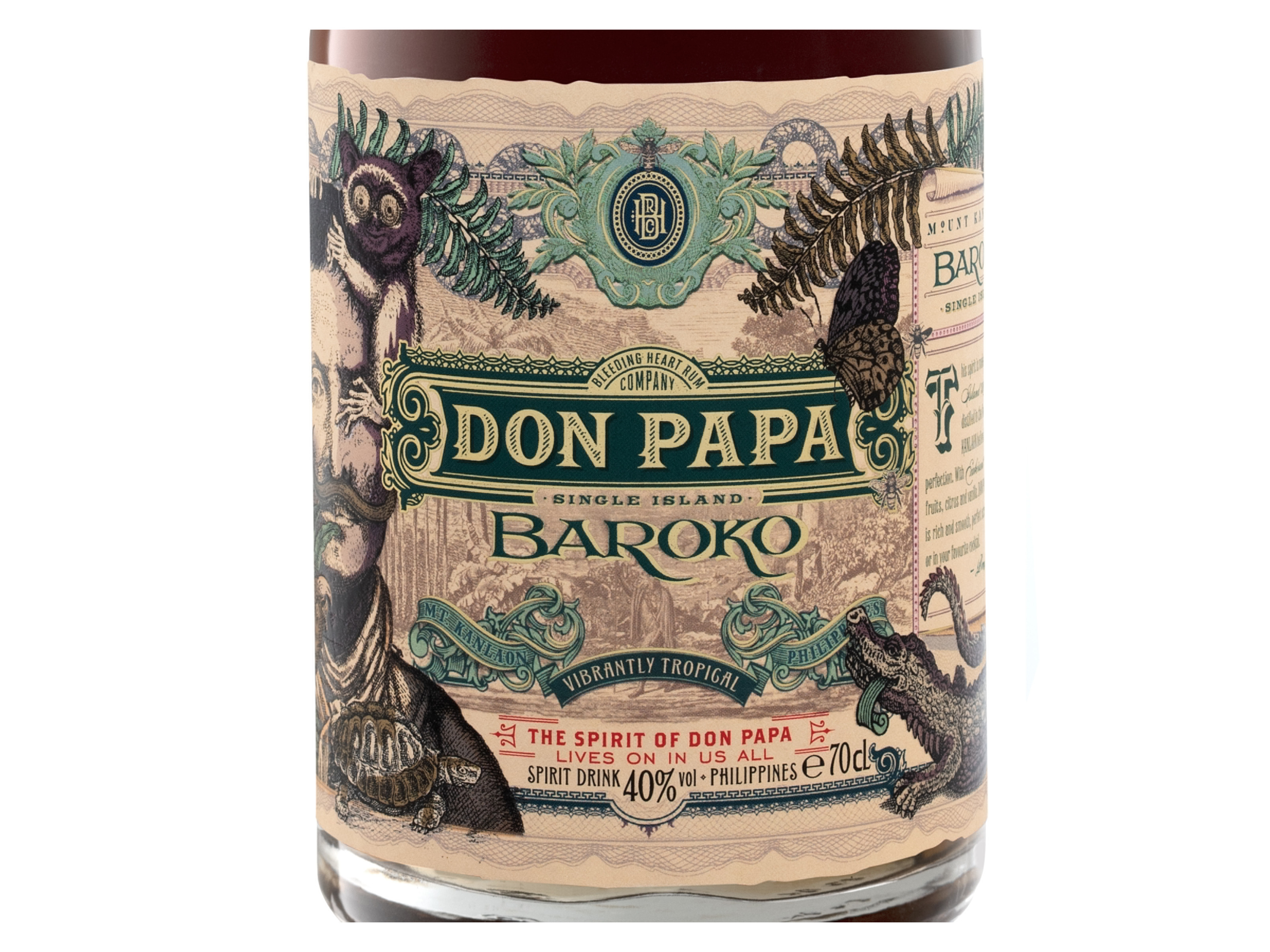 DON PAPA Baroko (Rum-Basis) 40% Vol – Bild 2 von 4