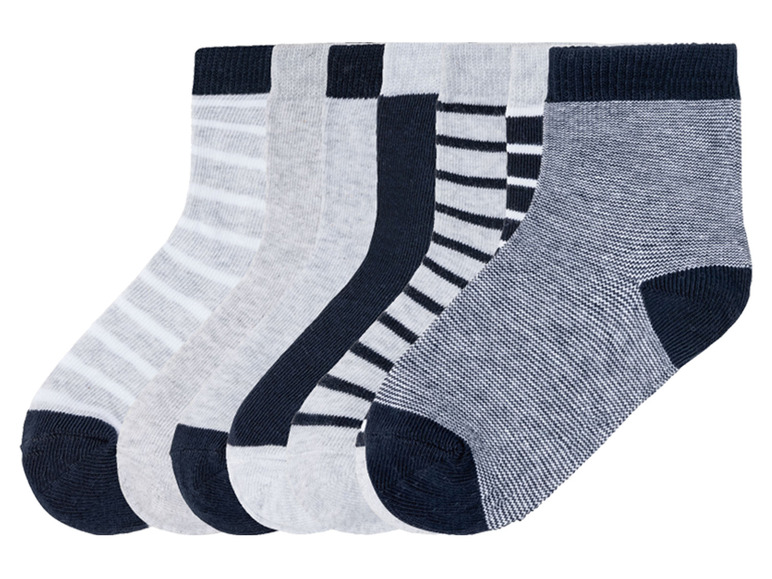 Gehe zu Vollbildansicht: lupilu Kleinkinder Jungen Socken, 7 Paar, mit Bio-Baumwolle - Bild 8