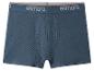 Gerippte blaugraue Boxershorts mit Esmara-Markenbund
