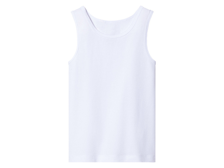 Gehe zu Vollbildansicht: lupilu® Kleinkinder Unterhemden, 5 Stück, mit hohem Bio-Baumwollanteil - Bild 4