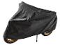 Schwarze Motorradabdeckung, wetterfest
