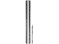 Metall-Schneidelineal mit Cuttermesser, skaliert von 0 bis 30 cm.