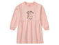 Ein rosafarbenes Kleid mit langen Ärmeln mit einem Einhorn und dem Schriftzug 'Best Friend'.
