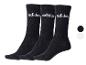 3er-Pack schwarze Adidas Socken mit weißem Logo