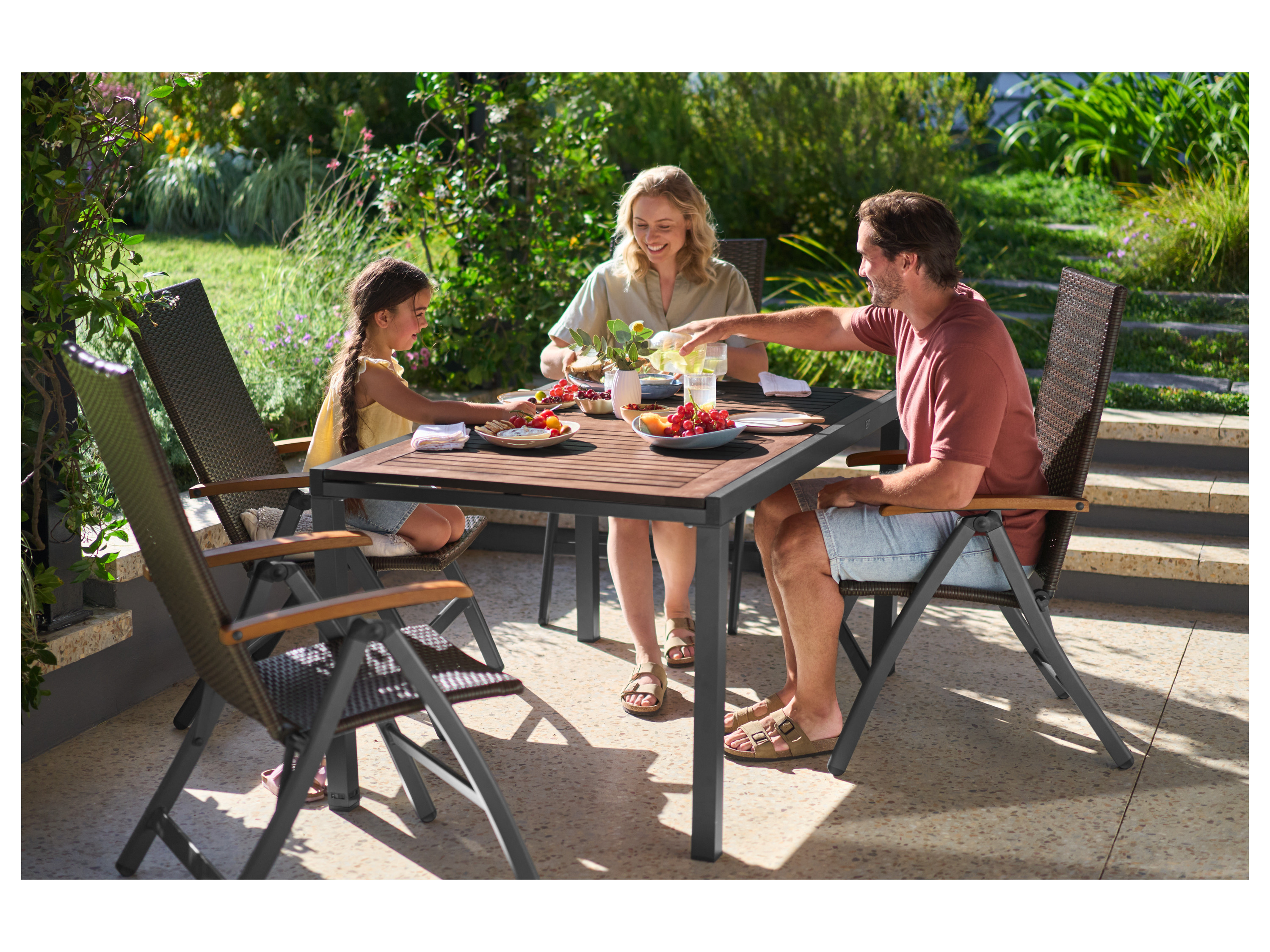 Thumbnail - LIVARNO® Alu-Gartentisch »Valencia«, 150-200 x 90 x 74 cm