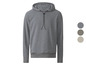 Grauer Hoodie mit Kapuze