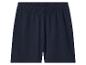 Dunkelblaue Kinder-Shorts mit elastischem Bund