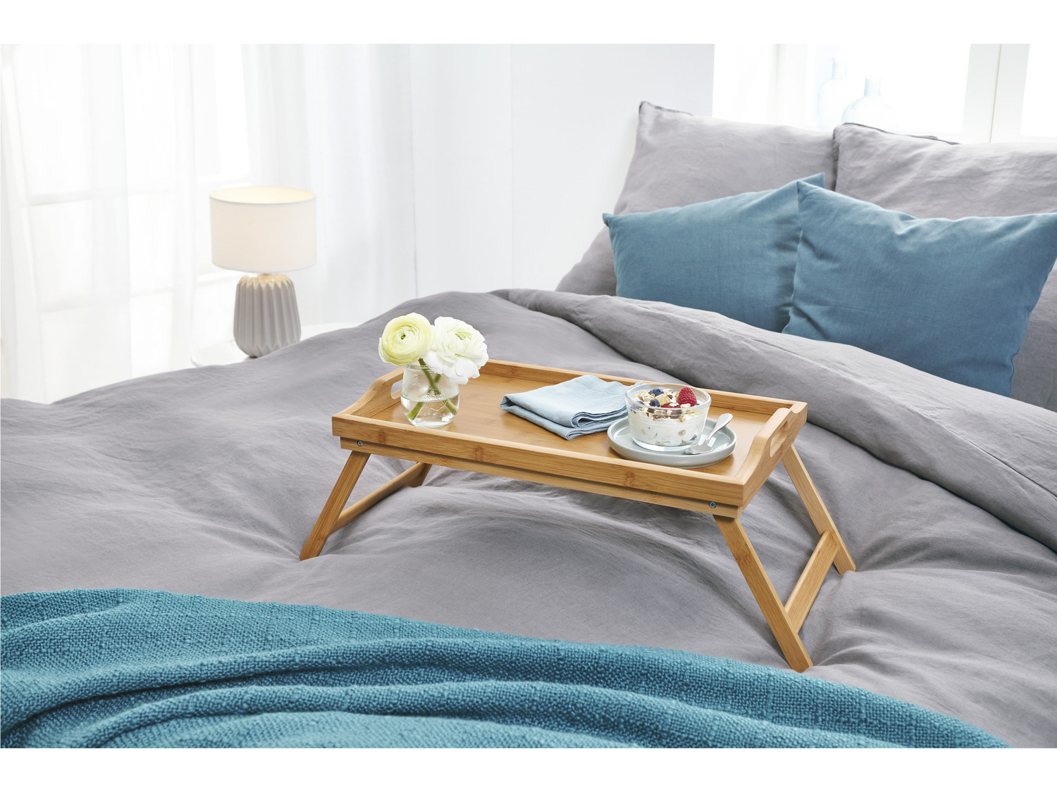 LIVARNO home Bett-Tablett, aus Bambus | LIDL