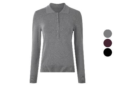 ESMARA® Damen Feinstrick-Polopullover