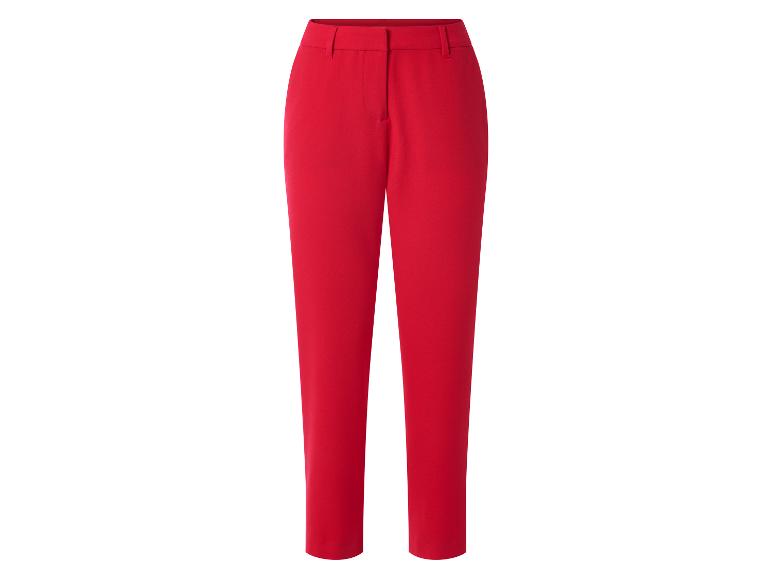 Rote hochgeschnittene Damenhose