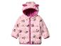 Rosa Minnie Maus Kinderjacke mit rosa Ohren an der Kapuze