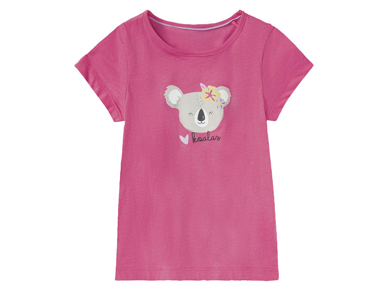 Gehe zu Vollbildansicht: lupilu® Kleinkinder Mädchen T-Shirts, 3 Stück, mit Print - Bild 17