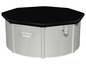 Bestway Hydrium Pool mit schwarzer Abdeckung.