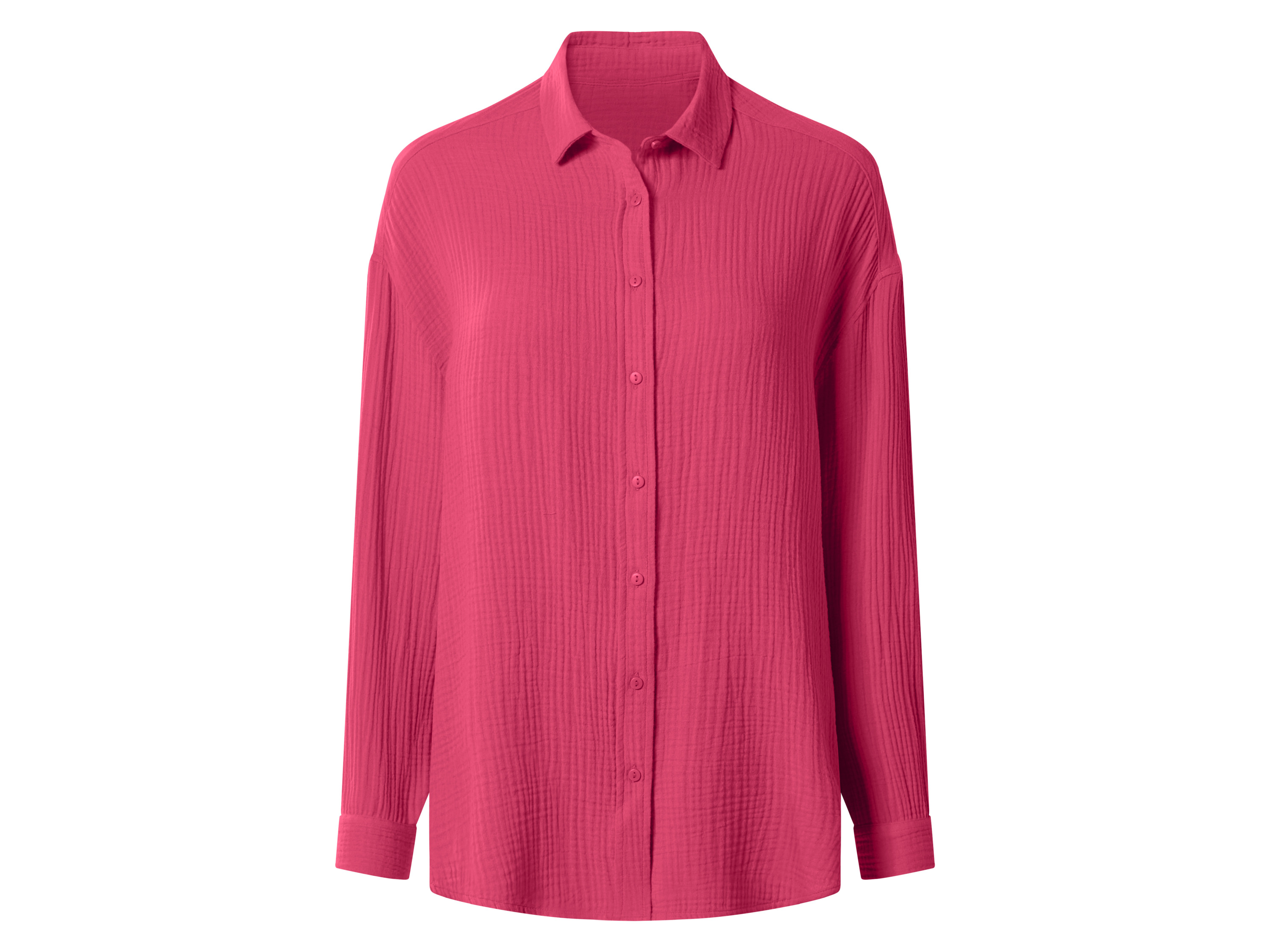 ESMARA® Damen Musselin-Bluse (Pink, L(44/46))""