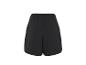 Schwarze Sporthose mit elastischem Bund.