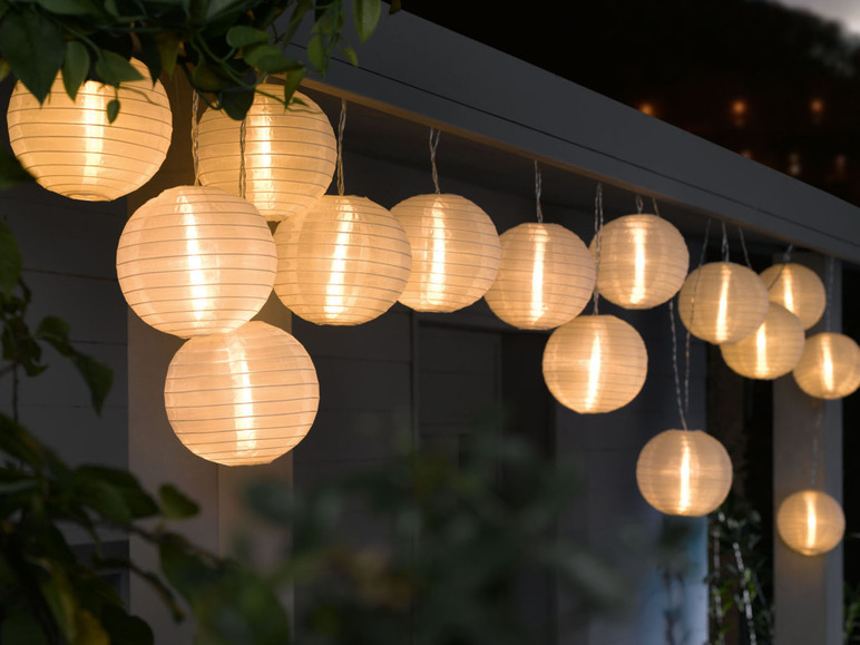 Gehe zu Vollbildansicht: LIVARNO home LED Sommerlichterkette XXL, mit 15 LEDs - Bild 8