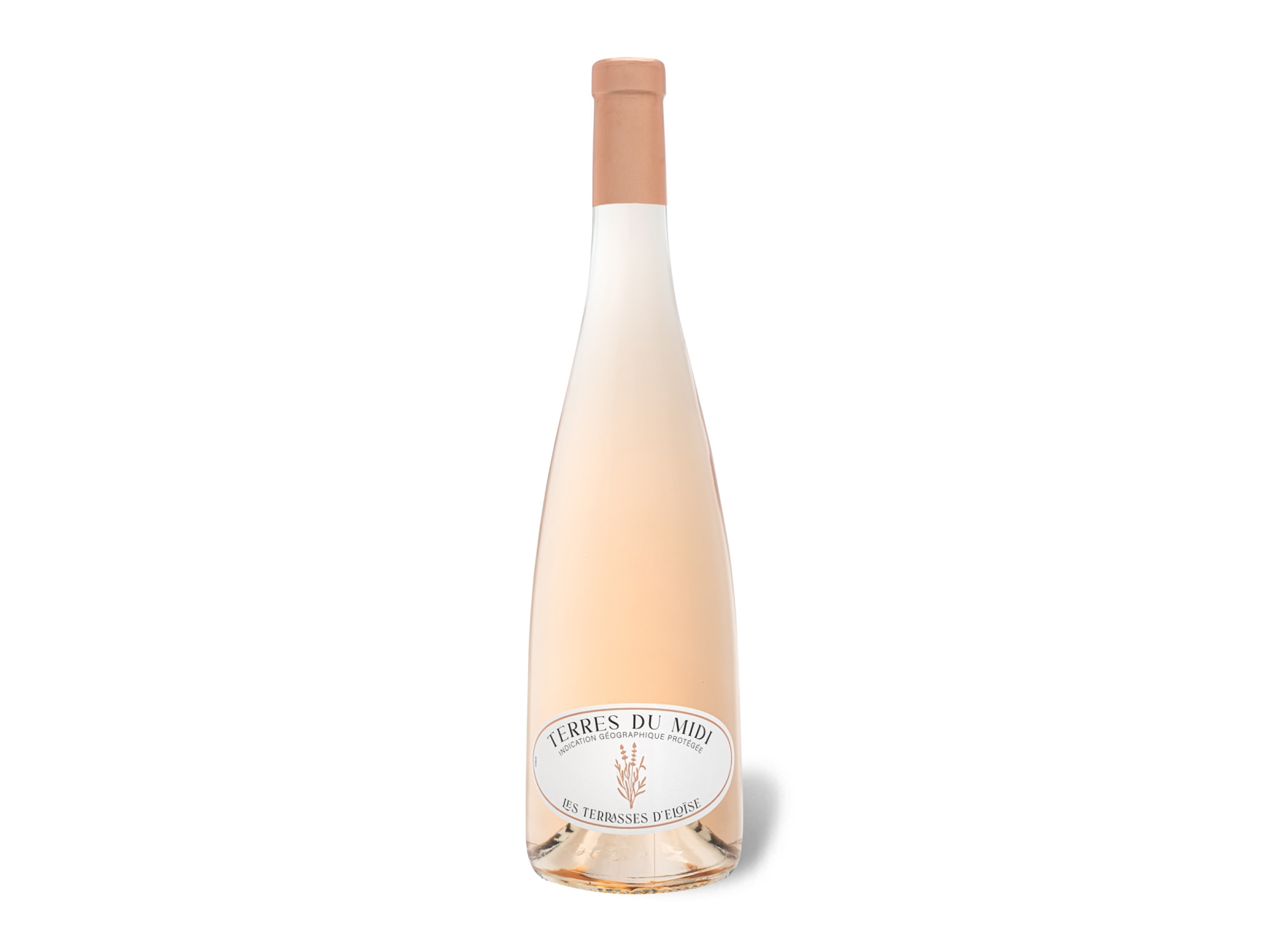 Lidl Wein-Angebot - Terres du Midi Les Terrasses d’Eloïse IGP trocken, Roséwein 2024